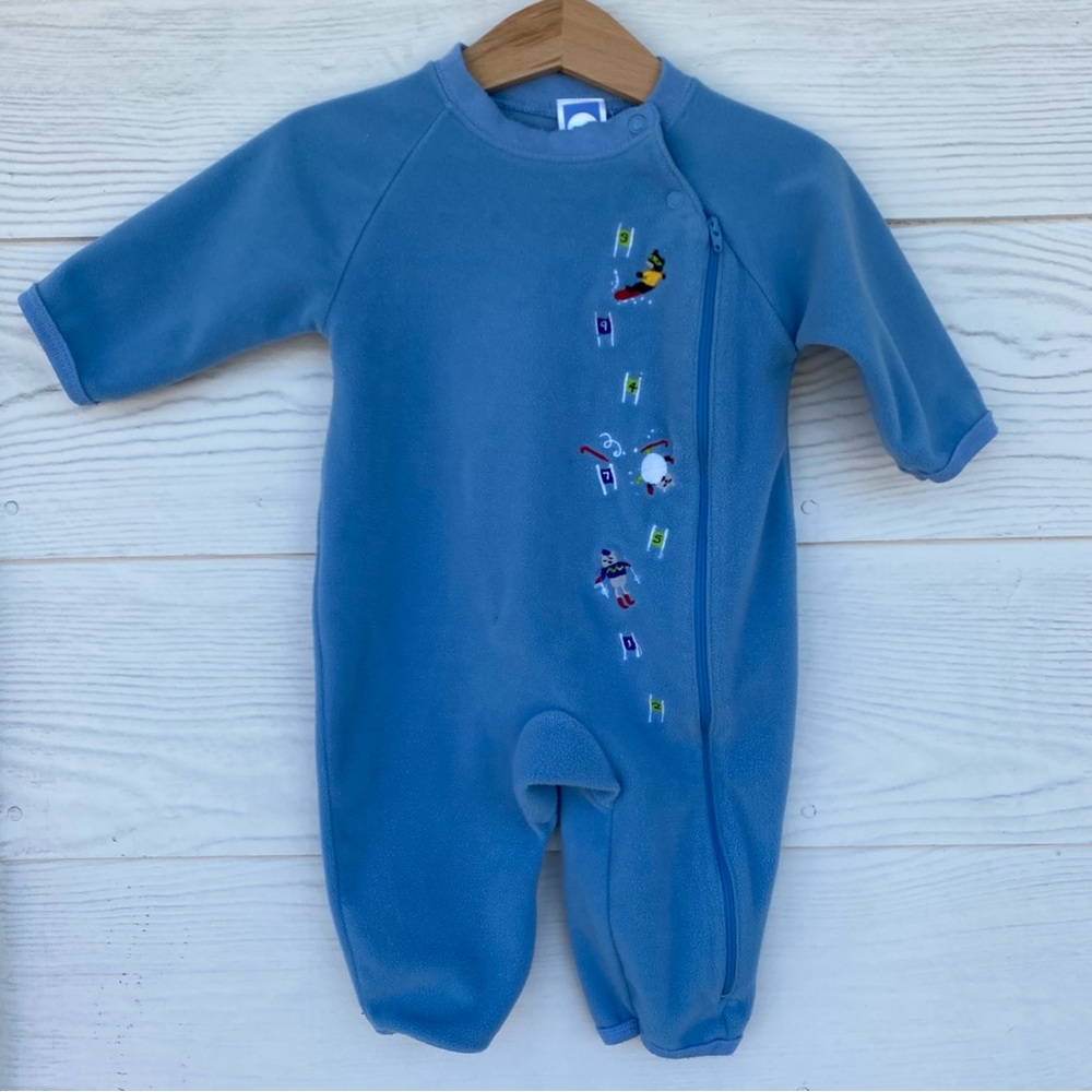 Vintage Y2K 2001 Gymboree Fleece Footless Bunting Size 6-12 Months